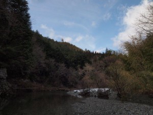 14番・一号(旧)堰堤，深かった残雪もかなり融けました_0302'2014