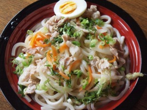 我が家風昼飯「ぶっかけ饂飩」．．．美味でっせ_0729'2014