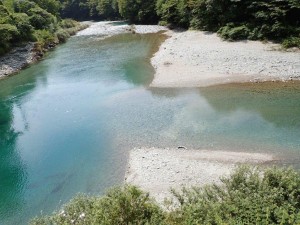 桑瀬川との合流点・右が中野川川_0825'2014