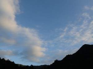 夕陽の根須木・天候的には「梅雨の晴れ間」_0628