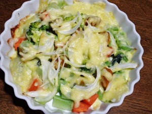 野菜グラタン「もどき」ですって