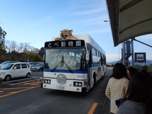 松山・とべ動物園の園内周回・トラバス